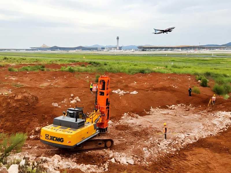 HC180 Rapid Impact Compaction Machine - 180 kJ Hydraulic Impact Compactor