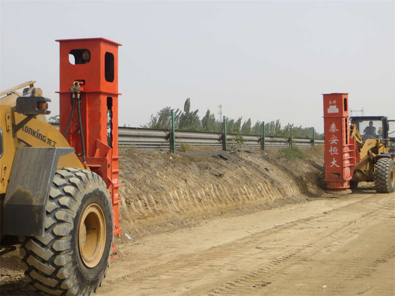 Two Rapid Impact Compactions are under construction Two Rapid Impact Compactions are under construction