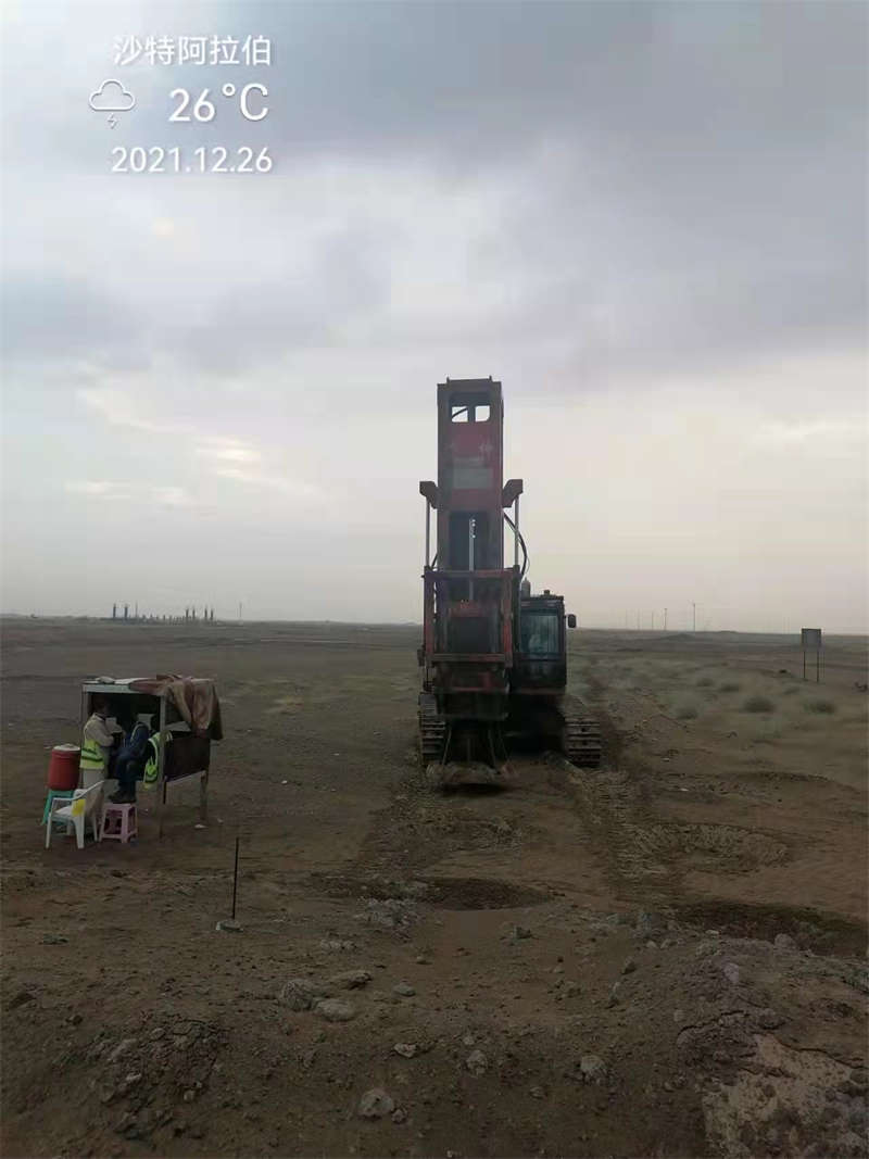 Hc150 Rapid Impact Compaction construction in Saudi Arabia Airport Hc150 Rapid Impact Compaction construction in Saudi Arabia Airport