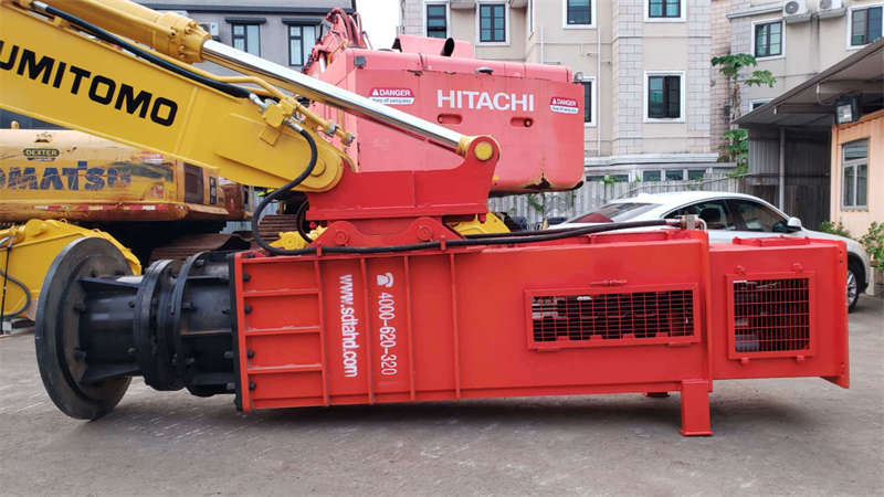The Rapid Impact Compaction is placed on the ground The Rapid Impact Compaction is placed on the ground