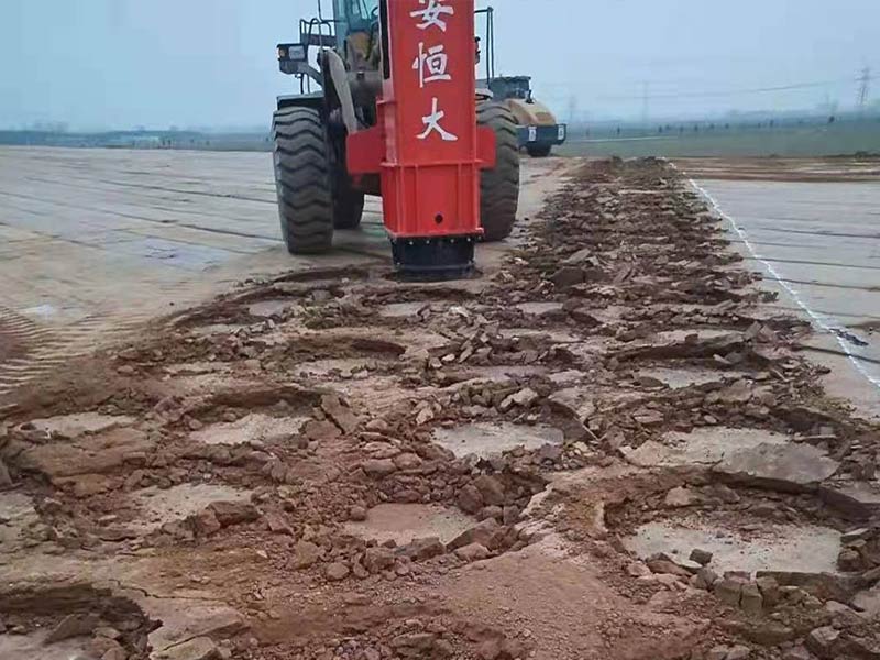 Rapid Impact Compaction construction effect display